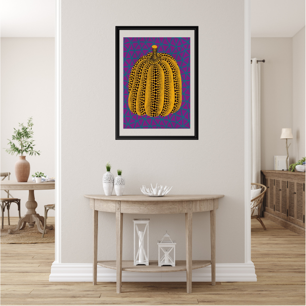 Midnight Pumpkin Wall Decor