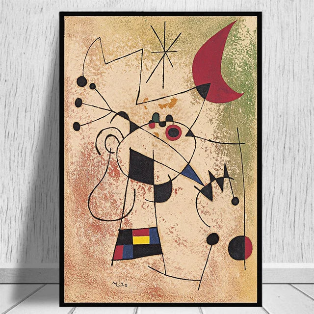 Femme et oiseaux dans la nuit